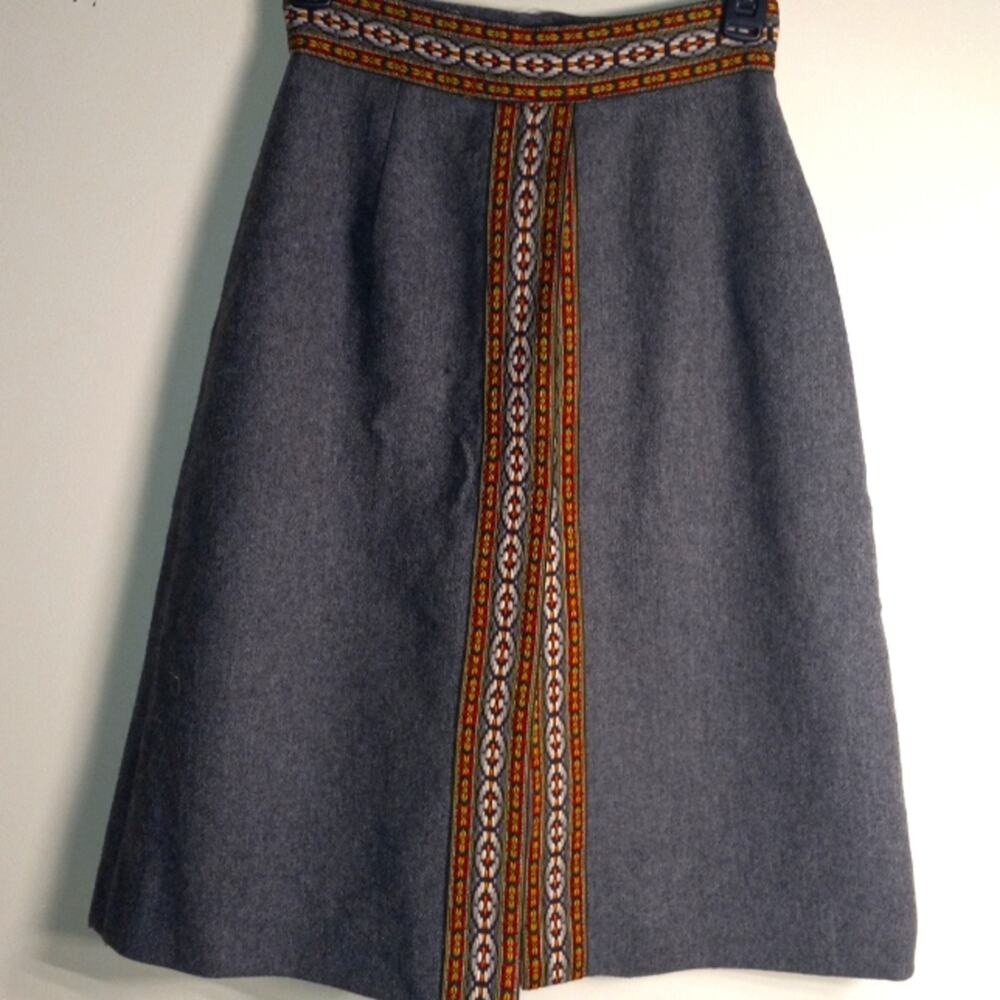 Vintage 70's Prestige of Boston Culottes Gray. Size 10***read below